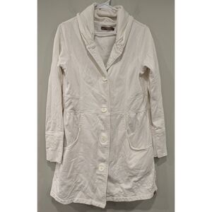 Prana Mariska Ivory 100% Cotton Jacket Size Large